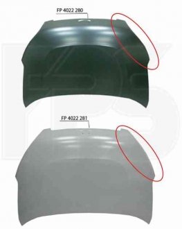 КАПОТ 11- FPS 4022 281