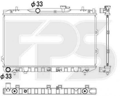 Радіатор FPS 40 A1104