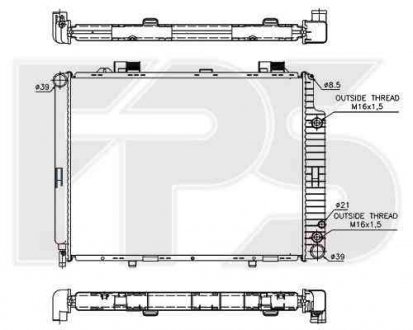 РАДИАТОР FPS 46 A233