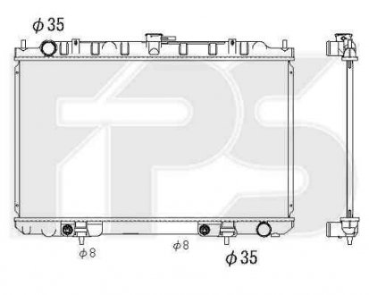Радіатор FPS 50 A75 (фото 1)