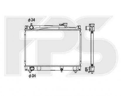 РАДИАТОР FPS 68 A516 (фото 1)