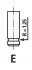 Клапан EX PSA TU1/TU3 29.5x7x112.5 R4231/RCR