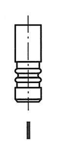 Випускний клапан (24,35x5x103,8) OPEL ASTRA J, ASTRA J GTC, ASTRA J/HATCHBACK, ASTRA K, INSIGNIA A, INSIGNIA A COUNTRY, INSIGNIA B, INSIGNIA B GRAND SPORT, MERIVA B, MOKKA / MOKKA X 1.6D 02.13- FRECCIA R6894BMCR