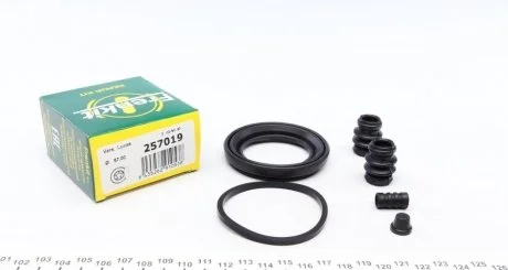 Ремкомплект переднього гальмівного супорта NISSAN ALMERA N16 00-06, PRIMERA P12 02-08 FRENKIT 257019