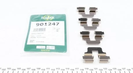 Комплект приладдя, накладка дискового гальма FRENKIT 901247