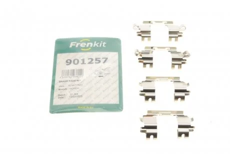 Комплект приладдя, накладка дискового гальма FRENKIT 901257