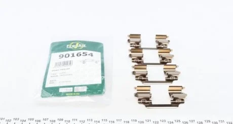 Комплект приладдя, накладка дискового гальма FRENKIT 901654