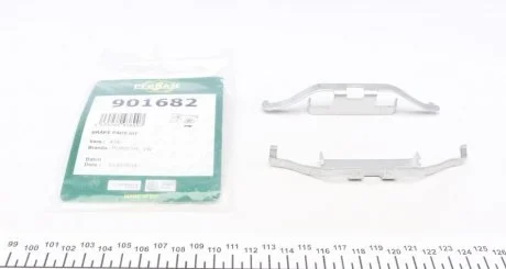 Комплект приладдя, накладка дискового гальма FRENKIT 901682