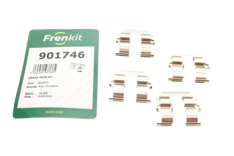 Комплект приладдя, накладка дискового гальма FRENKIT 901746