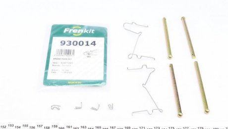 Монтажний к-кт гальмівних колодок пер. Pajero 06-/Hilux 04-/Land Cruizer Prado 02-10(Sumitomo) FRENKIT 930014
