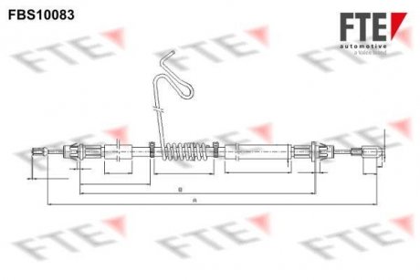 Трос FTE FBS10083 (фото 1)