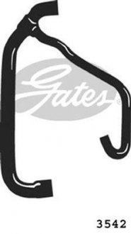 Патрубок системи охолодження Gates 3542
