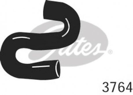 Фото 1 - патрубок системы охлаждения Gates 3764 Патрубок системы охлаждения Gates 3764 (фото 1)