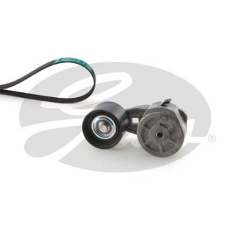 Комплект поліклинового ременя (із натягувачем) MERCEDES ACTROS, ACTROS MP2 / MP3 OM541.920-OM542.962 04.96- Gates K019PK1887HD