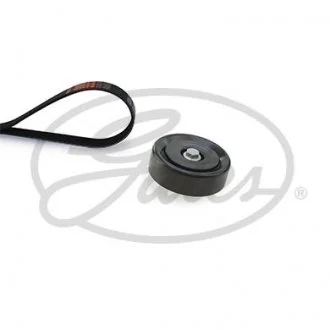 Комплект поликлинових ременів (з роликами) HYUNDAI ACCENT IV, CRETA, ELANTRA IV, ELANTRA V, ELANTRA VI, I20 I, I30, I40 I, I40 I CW, IX20, IX35, KONA, TUCSON, TUCSON/SUV 1.4-1.6LPG 06.06- Gates K036PK1255