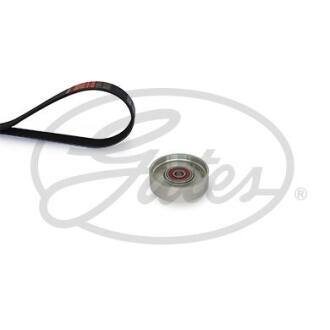 Комплект поликлинових ременів (з роликами) NISSAN ALMERA II, ALMERA TINO, PRIMERA 1.6/1.8/1.8LPG 08.99-10.08 Gates K066PK1113