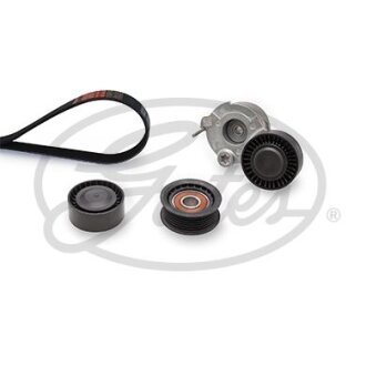 Комплект поликлинових ременів (з роликами) AUDI A4 ALLROAD B8, A4 B8, A5, A6 ALLROAD C7, A6 C7, A7, Q5 PORSCHE MACAN 3.0D 11.08-09.18 Gates K066PK2413