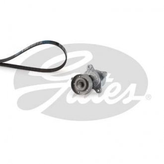 Комплект поліклинового ременя (із натягувачем) SEAT CORDOBA, CORDOBA VARIO, IBIZA II, INCA VW CADDY II, CADDY II/MINIVAN, POLO, POLO III CLASSIC, VENTO 1.0/1.4/1.6 11.91-01.04 Gates K166PK1183