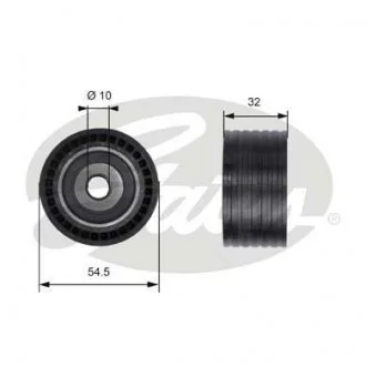 Паразитний ролик ременя ГРМ DACIA DUSTER, DUSTER/SUV, LOGAN, LOGAN II, LOGAN MCV, SANDERO LADA LARGUS NISSAN BLUEBIRD SYLPHY II, KUBISTAR, PRIMASTAR, TERRANO OPEL VIVARO A 1.4-2.0 09.95- Gates T41237