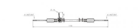 Рулевой механизм GENERAL RICAMBI FO4005 (фото 1)