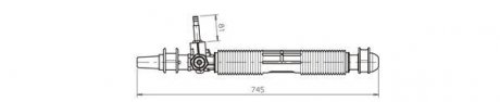 Рулевая рейка GENERAL RICAMBI OP4036 (фото 1)