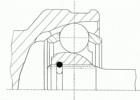 Шарнирный комплект, приводной вал GKN (Lobro) 302989