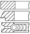Кольца Ford 80.6(1.2/1.6/2.5) Mondeo/Focus 1.8 Zetec 10/98- GOETZE 08-107300-00 (фото 1)