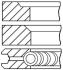 Набор поршневых колец GOETZE 0817060010 (фото 1)
