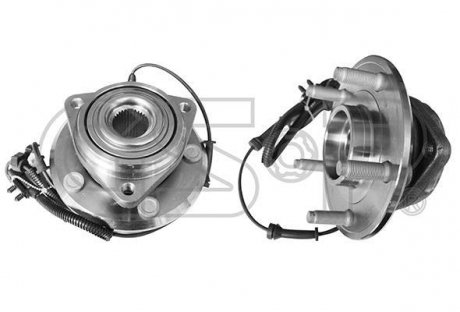 Набор колесных подшипников ступицы. GSP 9332008