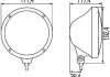 Фара дальнего света HELLA 1F3010119001 (фото 2)