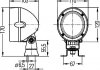 Фара робочого освітлення HELLA 1GM996134321 (фото 3)