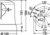 Пробесковый маячок HELLA 2RL008061001 (фото 2)