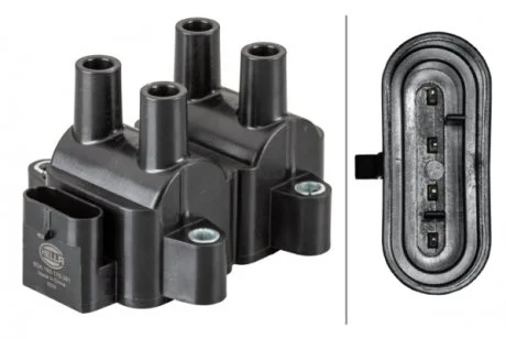 Катушка воспаления Kangoo/Logan/Clio 1.2-1.6i 97-05 HELLA 5DA 193 175-391