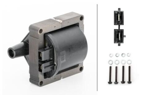 Котушка запалювання TOYOTA 4 RUNNER II, HILUX V, LAND CRUISER 2.4 12.88-07.97 HELLA 5DA230035211