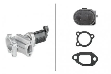 Клапан EGR FIAT 500, DOBLO, DOBLO/MINIVAN, FIORINO, FIORINO/MINIVAN, GRANDE PUNTO, IDEA, PALIO, PANDA, PANDA/HATCHBACK, PUNTO, PUNTO EVO, PUNTO EVO/HATCHBACK, PUNTO/HATCHBACK, QUBO 1.3D/1.7D 09.01- HELLA 6NU010171421 (фото 1)