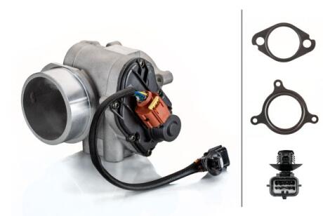 Клапан EGR NISSAN INTERSTAR, PRIMASTAR, OPEL MOVANO A, VIVARO A, RENAULT ESPACE IV, MASTER II, TRAFIC II, VEL SATIS 2.2D/2.5D 03.01- HELLA 6NU010171941 (фото 1)