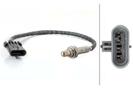 Лямбда-зонд (кількість дротів 4, 310мм) OPEL FRONTERA B 2.2/3.2 10.98-07.04 HELLA 6PA358103501