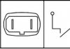 Термовыключатель, вентилятор радиатора HELLA 6ZT007801011 (фото 2)