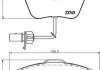 Комплект тормозных колодок, дисковый тормоз HELLA 8DB355009201 (фото 2)