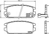 Комплект тормозных колодок, дисковый тормоз HELLA 8DB 355 009-291 (фото 2)