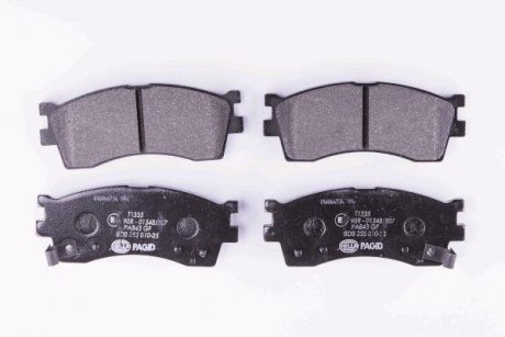 Комплект тормозных колодок, дисковый тормоз HELLA 8DB355010251