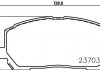 Комплект тормозных колодок, дисковый тормоз HELLA 8DB 355 011-161 (фото 2)