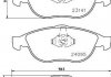 Гальмівні колодки, дискове гальмо (набір) HELLA 8DB355011651 (фото 2)