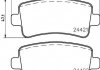 Гальмівні колодки, дискове гальмо (набір) HELLA 8DB355012-991 (фото 2)