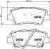 Комплект тормозных колодок, дисковый тормоз HELLA 8DB355014-571 (фото 1)