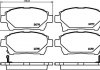 Комплект тормозных колодок, дисковый тормоз HELLA 8DB355014601 (фото 2)