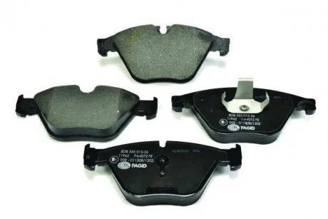 Гальмівні колодки перед. BMW 5 (F10) 10- (ATE) (155,1x68,5x18,9) HELLA 8DB 355 015-261
