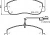 Комплект тормозных колодок, дисковый тормоз HELLA 8DB 355 015-291 (фото 2)