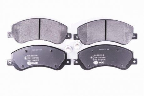 Комплект тормозных колодок, дисковый тормоз HELLA 8DB355015401 (фото 1)