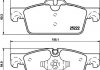 Тормозные колодки, дисковый тормоз (набор) HELLA 8DB355015711 (фото 2)